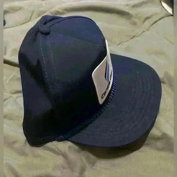 Vintage  trucker style hat adjustable back blue - Picture 4 of 4